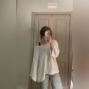 White Aerie oversized Summer Sweater